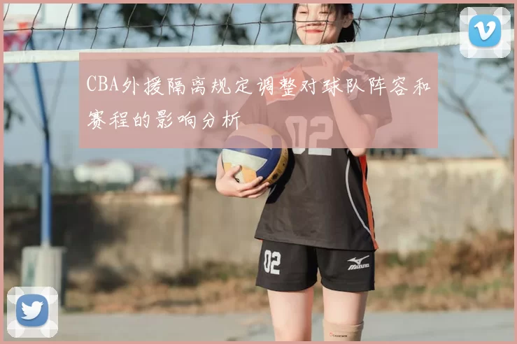 CBA外援隔离规定调整对球队阵容和赛程的影响分析