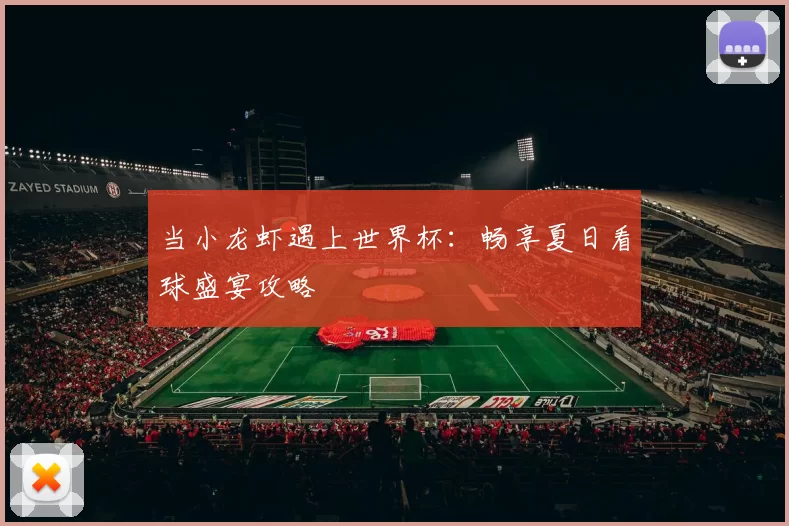 当小龙虾遇上世界杯:畅享夏日看球盛宴攻略